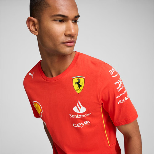 Polera Oficial Puma Scuderia Ferrari Carlos Sainz 2024