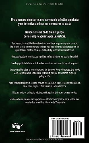 Una Apuesta Mortal Una Novela Del Detective..., de Poveda, Pablo. Editorial Independently Published en español