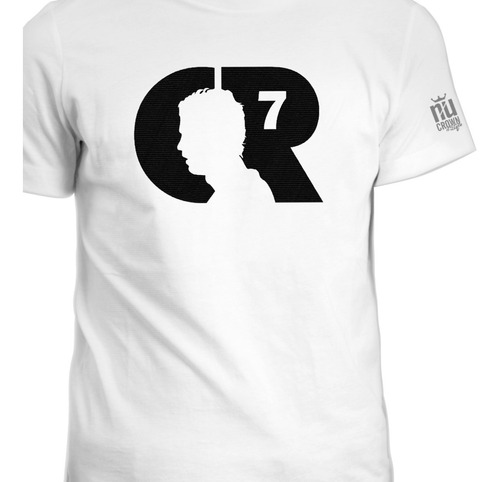 Camiseta Cuello Redondo Cristiano Ronaldo Silueta Ink