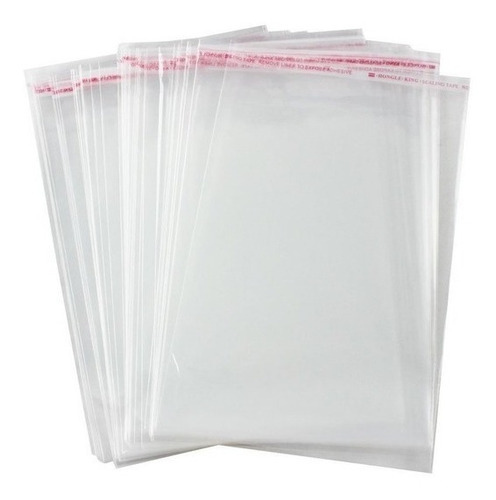 Saco Adesivado Transparente 30x40 Com/ 50 Unidades Plastico
