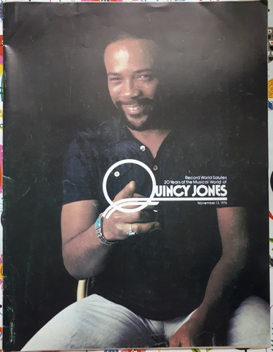 Quincy Jones Récord World Salutes 20 Years Musical World1976
