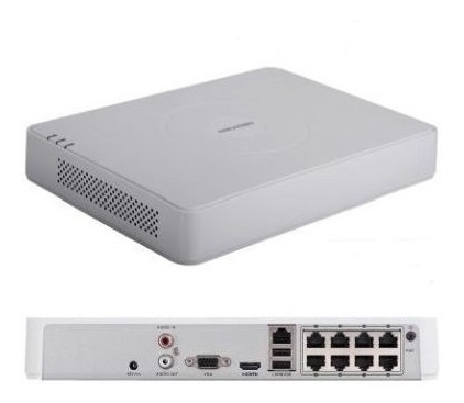 Nvr Hikvision, 8 Canales, Hdmi/vga Output, 1-ch, Resolution