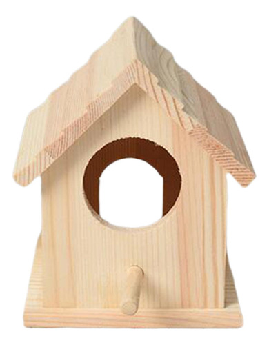 Caja De Cría De Pájaros Pequeños De Madera Casa De Tipo 1