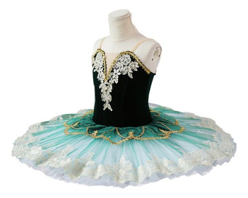 Falda De Ballet Tipo Leotardo Para Niña, Cisne, Danza Con Le