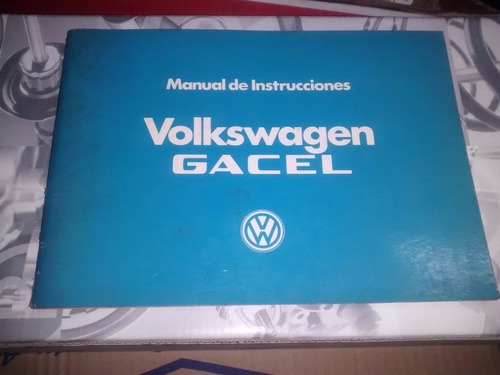 Manual Usuario Vw Gacel Original Vw. Impecable Oportunidad