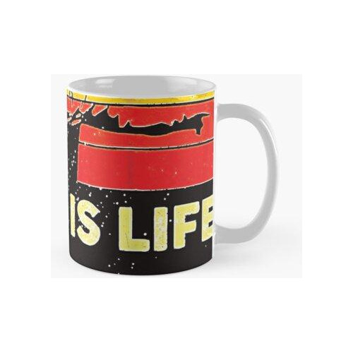 Taza Futbol Es Vida Retro Vintage Camiseta Esencial Calidad 