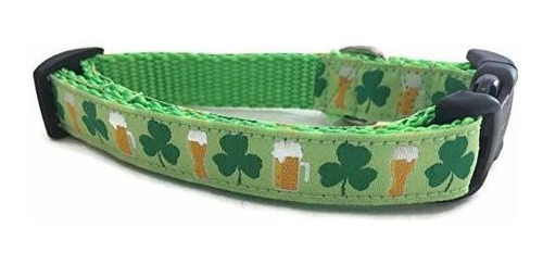 Collar De Perros St Patricks, Caninedesign, Shamrock, Jhs4r