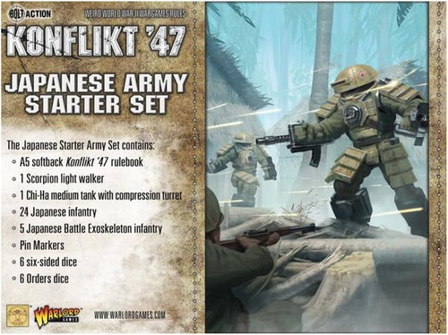 Konflikt47 Warlord Games, Set Inicial Japonés, Miniaturas De