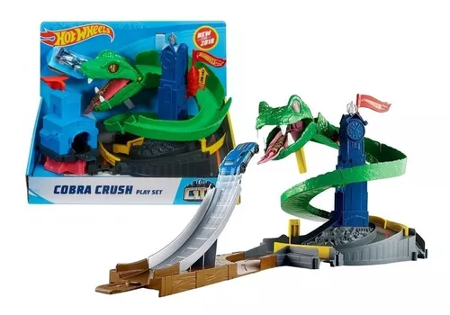 Pista Hot Wheels City Mattel Ataque de Cobra - FNB20 em Promoção