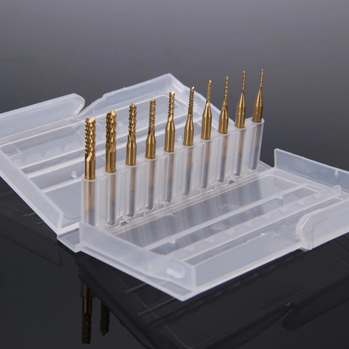 Fresa 0,8mm A 3,175mm / 1/8 - Pcb/cnc/router 10 Peças