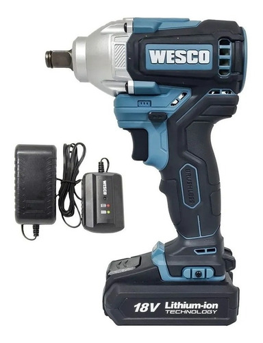 Chave Impacto A Bateria Wesco 300nm 18v Brushless Ws2382 Biv