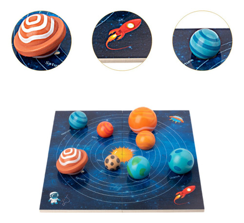 Space Planets Jigsaw Puzzle Science Toy Board Game Early