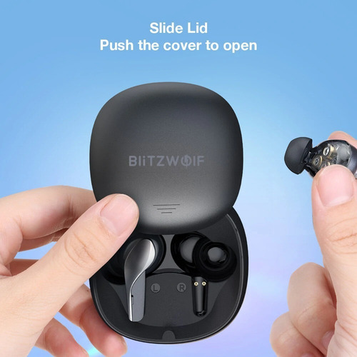 Imagem 2 de 10 de Fone De Ouvido Blitzwolf Bw-fye15 Triplo Driver Dinâmico Tws