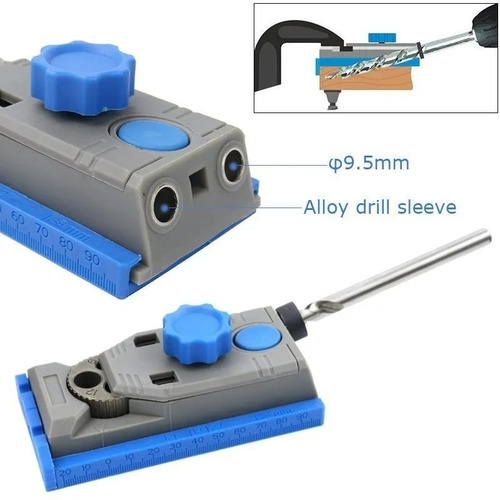 Imagen 4 de 8 de Pack Guía Para Tarugo Unión Invisibles Con Accesorios