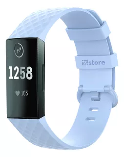 Correa Compatible Con Fitbit Charge 4 Celeste Cielo