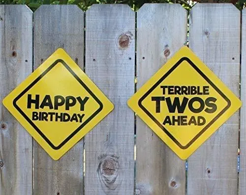 Jayd Products, Terrible Twos Ahead Construction Señales De A