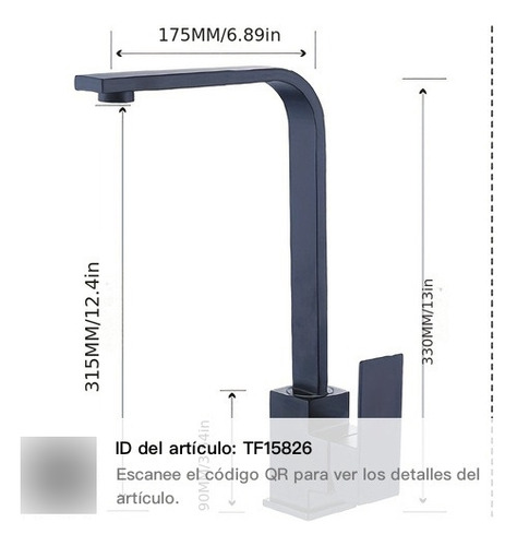 Grifería Elegante Para Cocina Con Rociador Nuevo Calidad