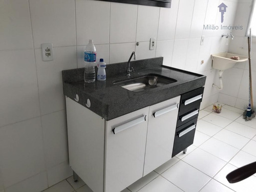 Apartamento Com 2 Dormitórios À Venda, 47 M² Por R$ 175.000 - Parque Sicília - Campolim - Votorantim/sp - Ap0775