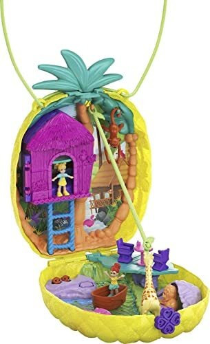 Polly Pocket Tropicool Pineapple Wearable Purse Jl54o