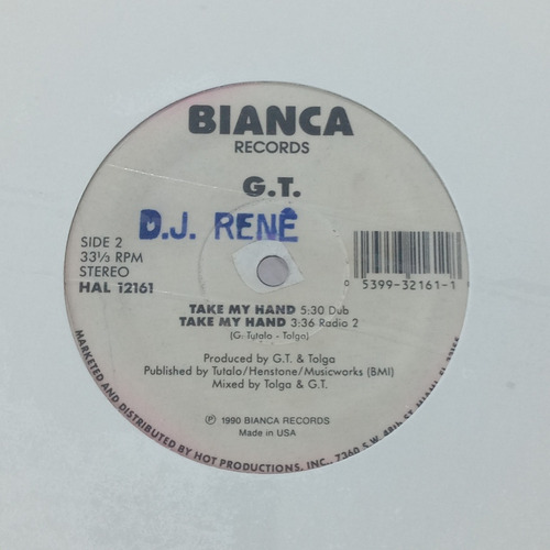 G.t. Take M Y Hand - Mix Raro 1990