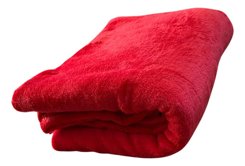 Pack De 5 Cobertores Ligero Individual Vero Hogar Rojo Liso
