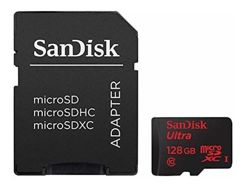 Sandisk Ultra Micro Sd 128gb 80mb/s + Adaptador
