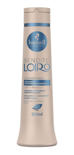 Kit Bendito Loiro Shampoo Condic E Máscara 500g/ml Haskell