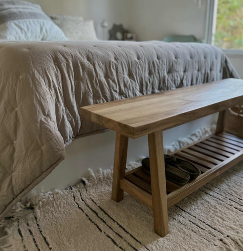 Pie De Cama, Sillón De Madera Petiribi