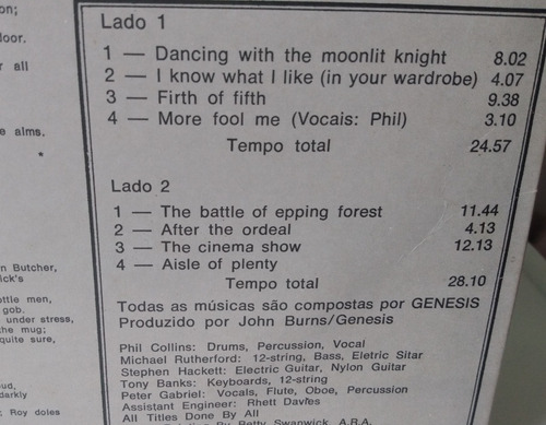 Lp - Genesis - Selling England By The Pound - 1974 (Usado)