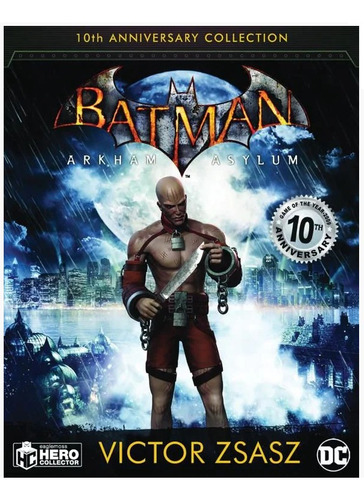 Miniatura Zsasz - Edição 06 - Batman Arkham Asylum Eaglemoss