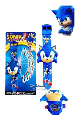 Reloj Infantil Sonic Proyectór De Imagenes