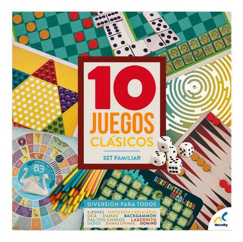 Novelty Set Multi Juegos 10 En 1 Clasicos Jca-865