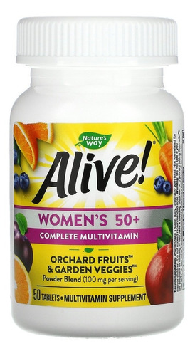 Multivitamínico Mulheres Alive Women´s 50+ 50cps : Importado