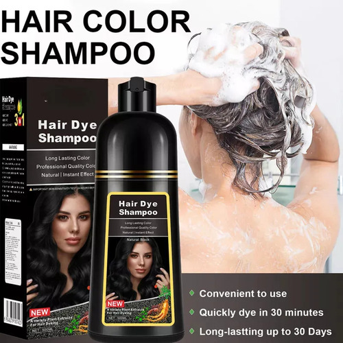 Shampoos Instantâneos Para Tingir O Cabelo 500ml.da1