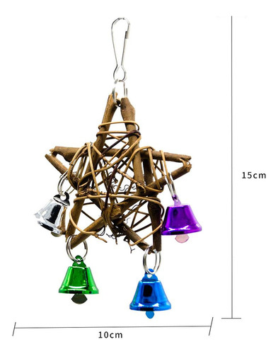 Juguetes Decorativos De Jaula De Loros 5 Piezas