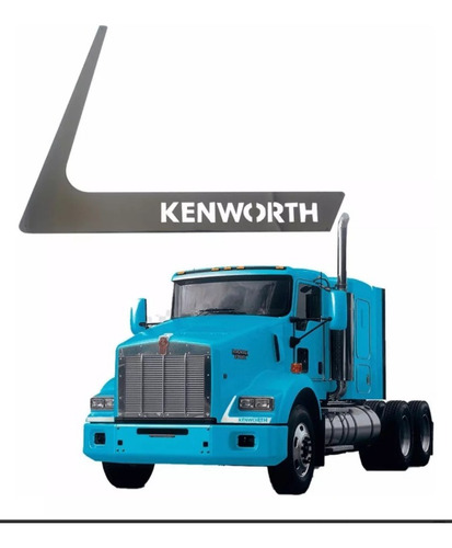 Par De Lagrimeros Para Kenworth T800 Grabado Con Letras Kw.