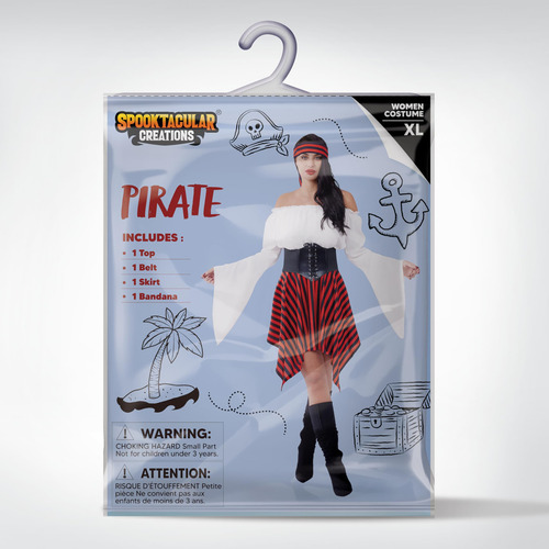 Disfraz Pirata Para Mujer, Disfraz De Pirata Renacentista