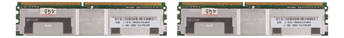 De 2 Memorias Ram Ddr2 De 4 Gb, 667 Mhz, Pc2 5300, 240