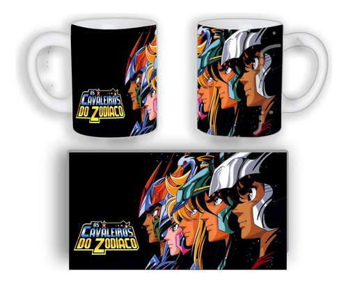 Mug Pocillo Los Caballeros Del Zodiaco Personalizado