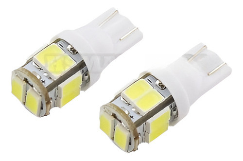 2pcs Cool Blanco T10 10smd 168 192 921 W5w De 5630 Led Bombi