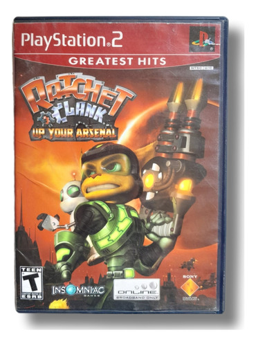 Ratchet & Clank Up Your Arsenal Ps2 (sin Manual) - Wird Us