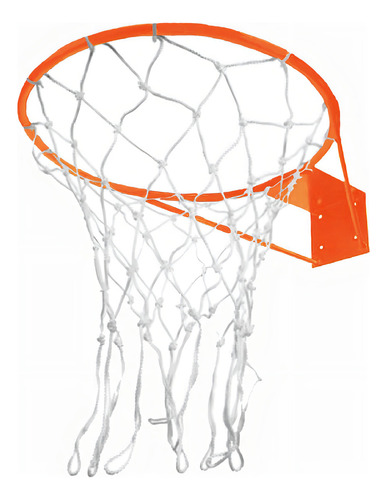 Aro Para Tabela De Basquete Semi Oficial 41cm Com Rede Klopf