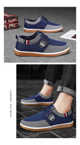 Zapato Hombre Zapatillas Zapatos De Lona Cómodo Transpirable