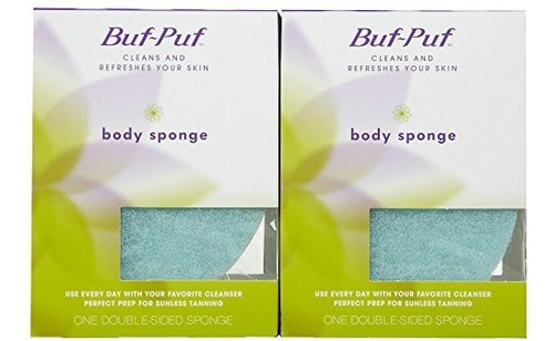 Buf-puf Doble Cara Cuerpo De La Esponja, 2 Pk.