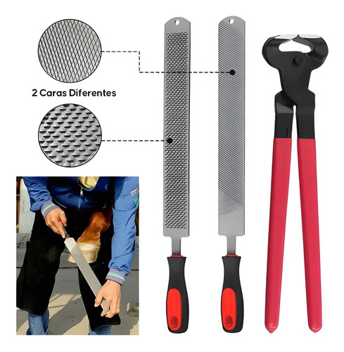 Kit De Herramientas Para Herrar Caballos - Pinza Para Cascos