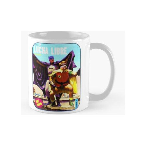 Taza Lucha Libre Superheroes Calidad Premium