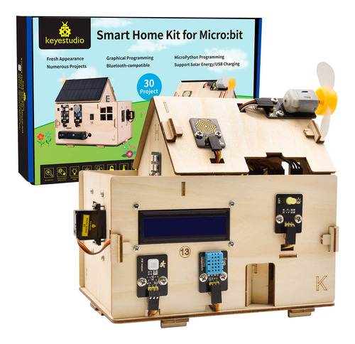 Keyestudio Microbit Smart Home Starter Kit Para Bbc V2 Guia