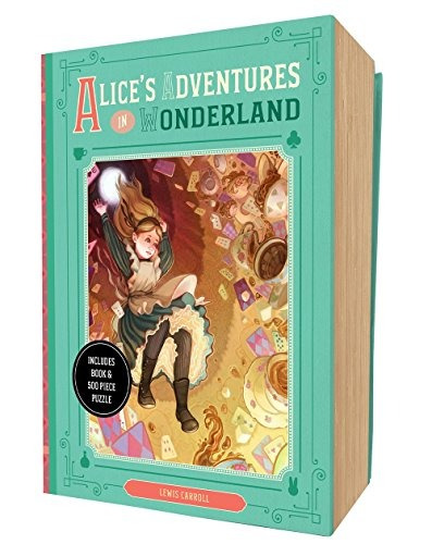 Alicia Adventures In Wonderland Libro Y Caja De Rompecabezas
