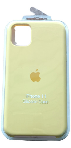 Silicon Case + Vidrio Full iPhone 11