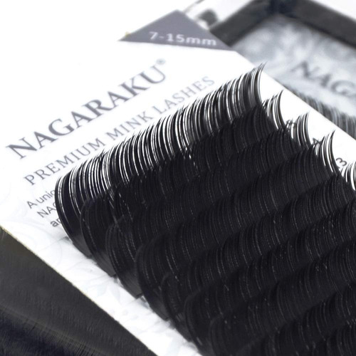Blister Extensiones Pestañas Mink Mixto 1x1 Nagaraku